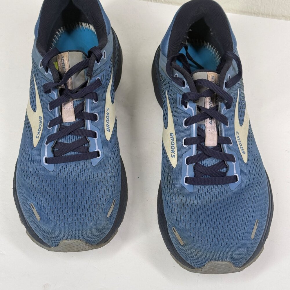Brooks Adrenaline GTS 22 Running Shoe Mesh Blue Synthetic Size 10.5B -No Insoles - Picture 2 of 5